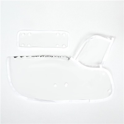 Дождевик для собак, размер XS, ДС 18, ОГ 25-30, ОШ 25 см, белый