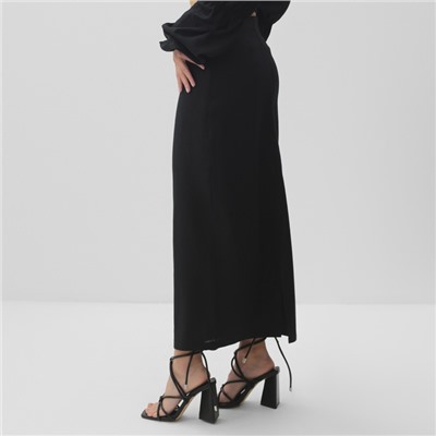 Юбка миди женская MIST: Summer time, чёрная, размер 42