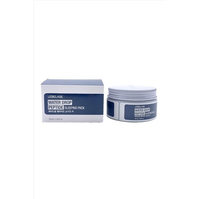 Lebelage Увлажняющая ночная аква-маска для лица с пептидами / Water Drop Water Drop Peptide Sleeping Pack, 100 мл KRISTALLER, 1110703