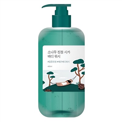 ROUND LAB Успокаивающий гель для душа с экстрактами сосны и центеллы / Pine Calming Cica Body Wash, 400 мл