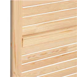 Жалюзийная дверь для бани и сауны, 200×50 см, хвоя, «Добропаровъ»