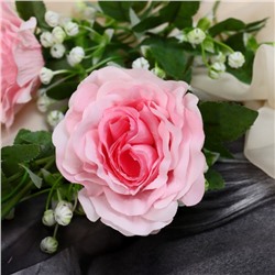 Цветы искусственные «Роза галант», 8×62 см, розовые