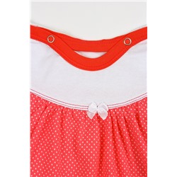 Боди-платье с длинным рукавом арт. БДЮ-ДР/малина