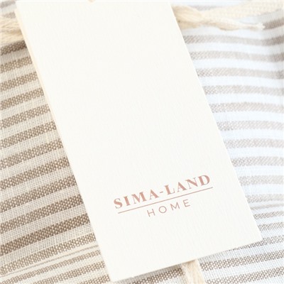 Подушка на стул SL HOME Direction, 42×42 см, белая