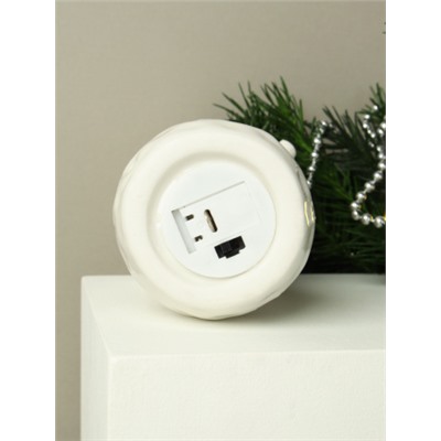 Фигурка Снеговик с подсветкой новогодний 16 см / FP23594 /уп 48/LED