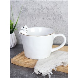 Кружка 400 мл Лошадь 14 см / B5479 /уп 48/Символ года 2026/ подарочная коробка