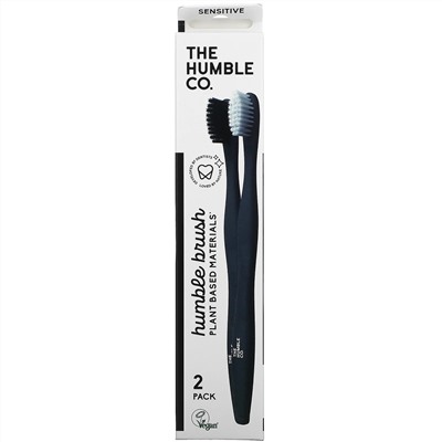 The Humble Co., Humble Brush, Toothbrush, Sensitive, 2 Pack