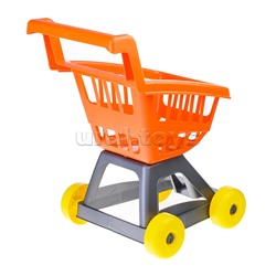 Тележка для супермаркета с продуктами