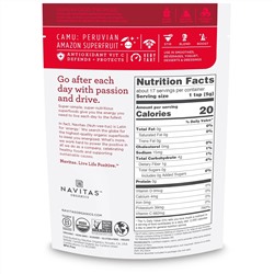 Navitas Organics, Organic Camu Powder, 85 г (3 унции)