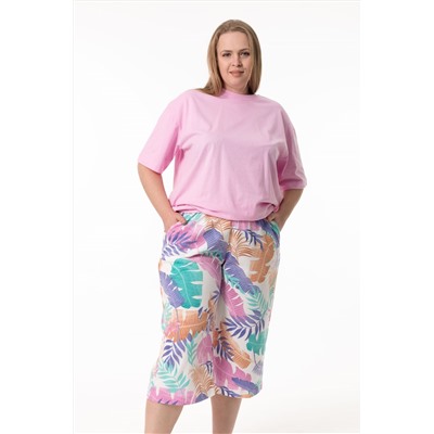 Пижама футболка и капри М325385рм