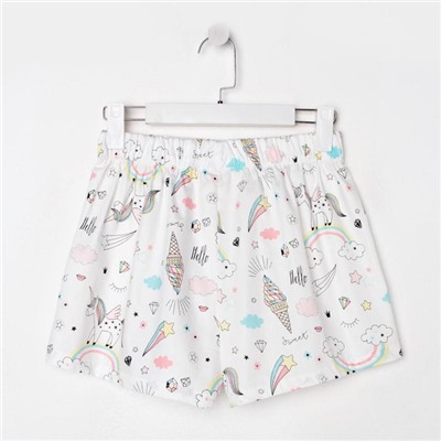 Шорты женские KAFTAN Unicorn, размер 40-42, белые