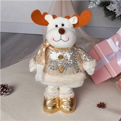 Новогоднее украшение Олень на телескопических ножках 46/55 см / SH014 /уп 72/