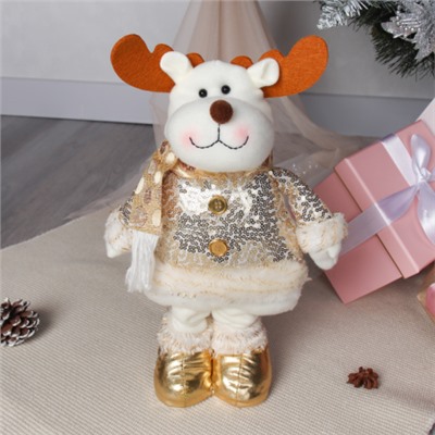 Новогоднее украшение Олень на телескопических ножках 46/55 см / SH014 /уп 72/