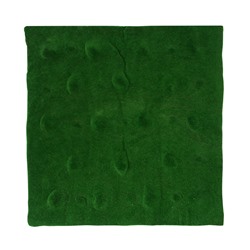 Мох искусственный, декоративный, полотно 1×1 м, рельефный, редкие бугры, зелёный, Greengo