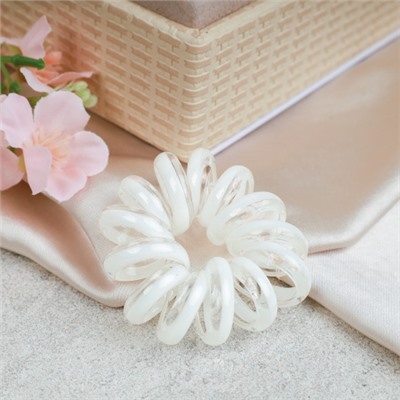 Резинка-пружинка для волос 5 см / QQ67-11 /уп 100/микс