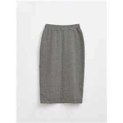 Юбки CONTE LU 1414 Юбка прямого силуэта в «гусиную лапку»