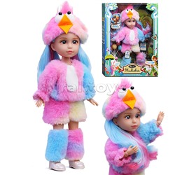 Кукла "Милла" в костюме цыпленка, в коробке