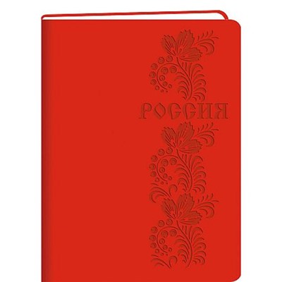 Записная книжка А5  96л клетка ЛАЙТ "Basics. Россия" КЗБК5964261 Listoff