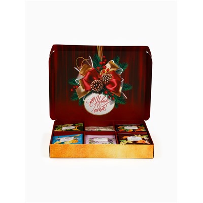 Чай новогодний чёрный «Уютного праздника», ассорти, 30 шт.