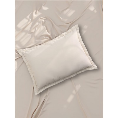 Наволочка SL Home Percale 300ТС, 50×70+3 см, молочная, перкаль, хлопок 100%