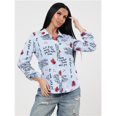 Ковыль - рубашка полоска