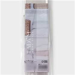 Органайзер для хранения белья LaDо́m, 7 ячеек, 34×30.5×10 см, серый