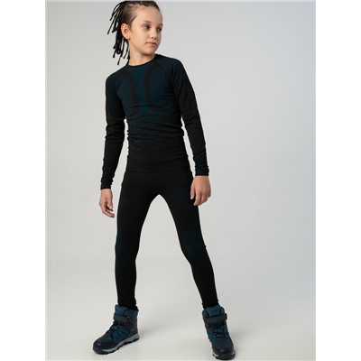 Термокомплект трикот. для мальчиков: фуфайка (футболка) с длин. рук, брюки