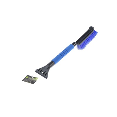 Щетка сметка, со скребком, «Oktan», мягкая ручка, 42.5 см, МИКС