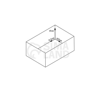 Подарочный ящик «Мария», 25×16×17 см, МДФ, сиреневый