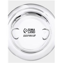 Стакан с двойными стенкам Доляна «Феликс», 250 мл, 9.3×9 см, стекло, прозрачный