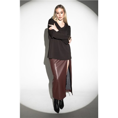 Лонгслив с V- образным вырезом НАТАЛИ, 1211650