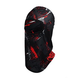 Маска-балаклава Crazy, размер универсальный, чёрная