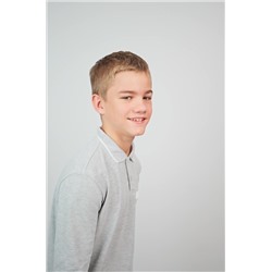 Рубашка-поло с длинным рукавом для мальчика Happyfox