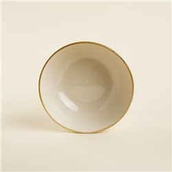 Салатники SL Home «Леггеро», 750 мл, d=15 см, набор 2 шт., фарфор, бежевые