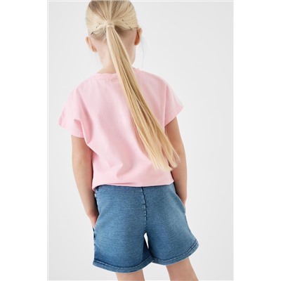 Шорты трикотажные для девочек PLAYTODAY, 1240378