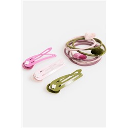 Набор (Резинки, 6 шт.+Заколки, 3 шт.) ACOOLA, 1038878
