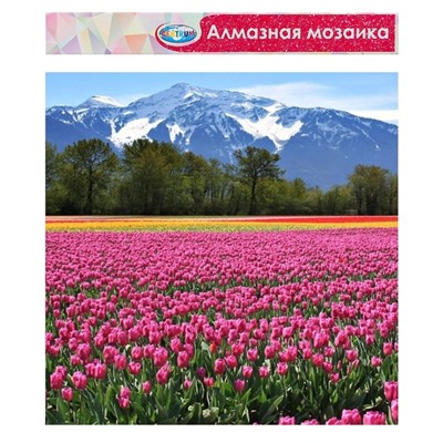 Алмазная мозаика «Горный пейзаж», 40×50 см, без подрамника, частичное заполнение