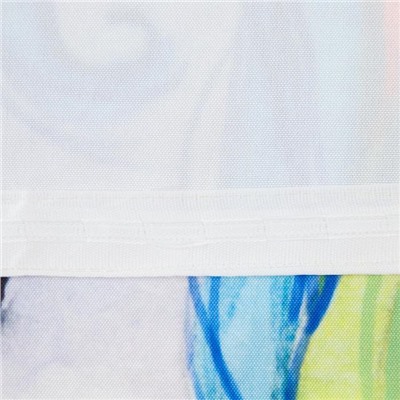 Шторы портьерные «Дружба единорогов», 147×267±3 см, 2 шт., габардин