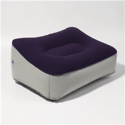 УЦЕНКА Подушка надувная 37×28×15 см синий/серый ОТ