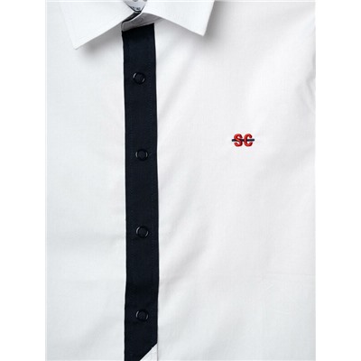 Сорочка текстильная для мальчиков (slim fit)