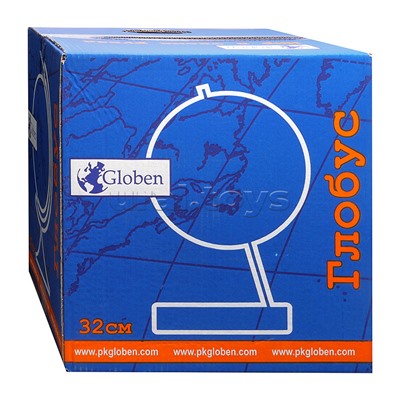 Глобус Земли физический 320мм Рельефный  Классик