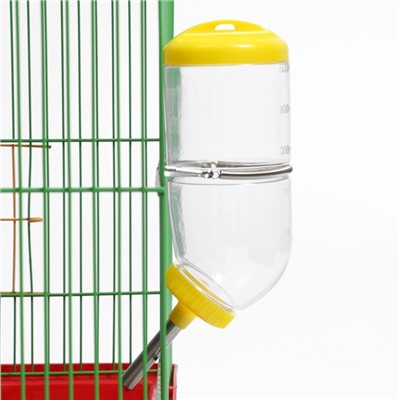 Поилка для грызунов, 500 мл, 20.5×5 см, жёлтая