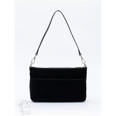 Сумка женская кожаная 8200PEF black Polina&Eiterou  в Новосибирске