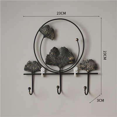 Крючки настенные декоративные TAKE IT EASY «Листья», 23×23×3 см, нагрузка до 3 кг