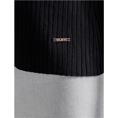 Джемпер тонкой вязки из вискозы с нейлоном