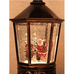 Светильник настольный новогодний 12х11х26 см / NG206-9 /уп 12/ музыкальный