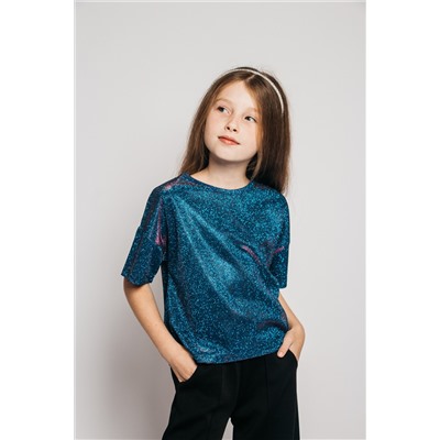 Футболка укороченная для девочки 21225 детская