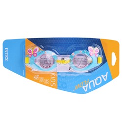 Очки для плавания, от 3 до 8 лет, обхват 48-52 см, цвет микс, 55610 INTEX