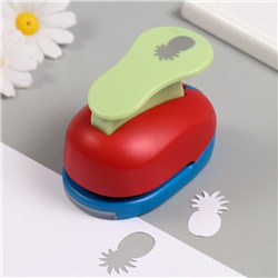 Дырокол фигурный рисунок 3.8×3.8 см «Ананас», 7×5.2×9.2 см, МИКС