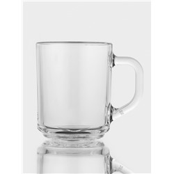 Набор кружек Green tea, 200 мл, 4 шт., стекло, прозрачный